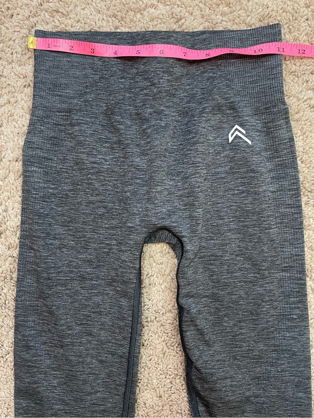 NWT Oner Active Classic Seamless Leggings in Coal Marl Size Medium Short Length - Picture 13 of 16